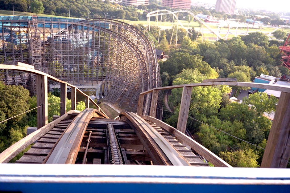 hersheypark coasters - Experience the thrill of a wooden roller coaster at Arlington's iconic amusement park.