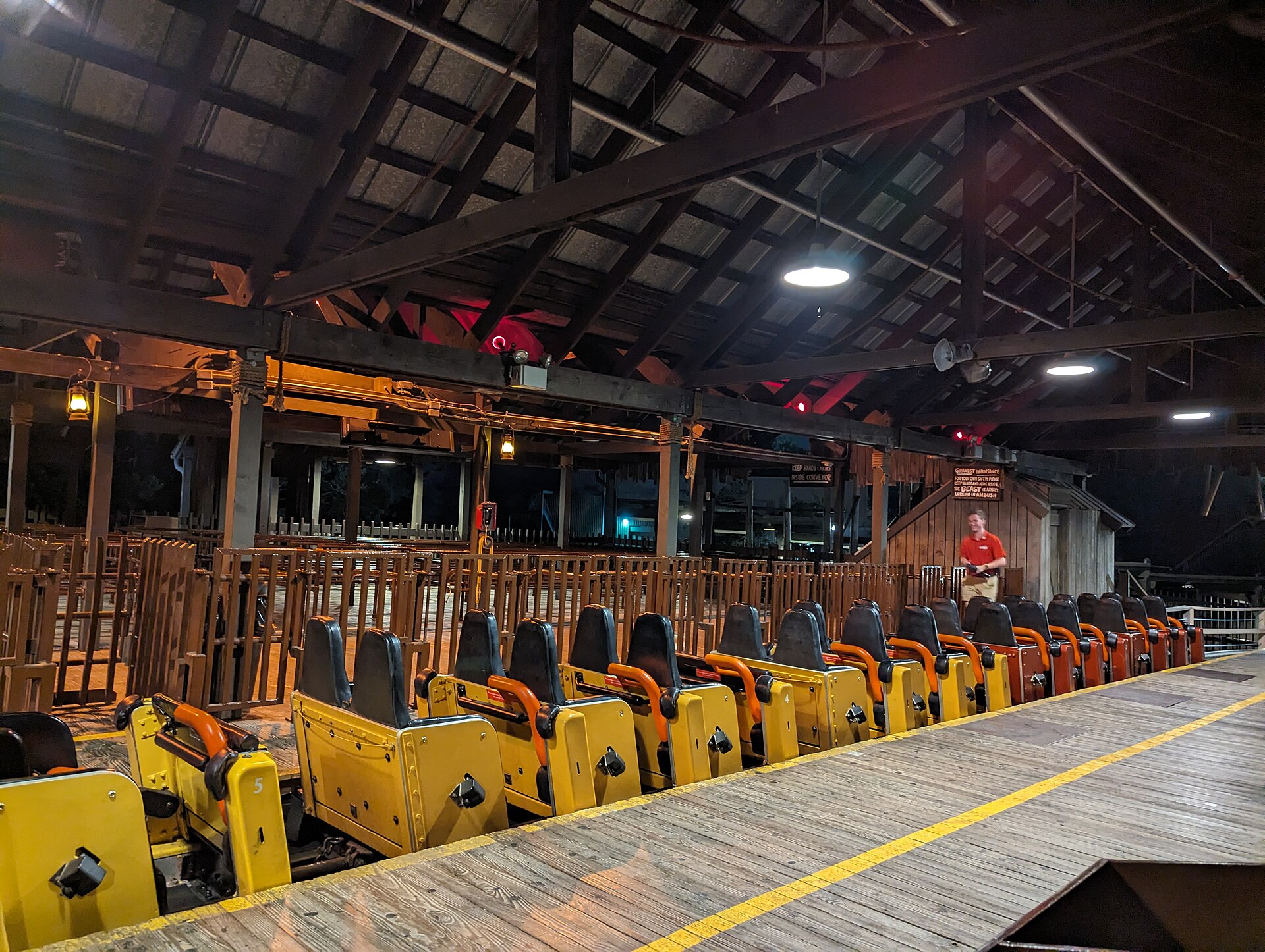 The Beast roller coaster at Kings Island