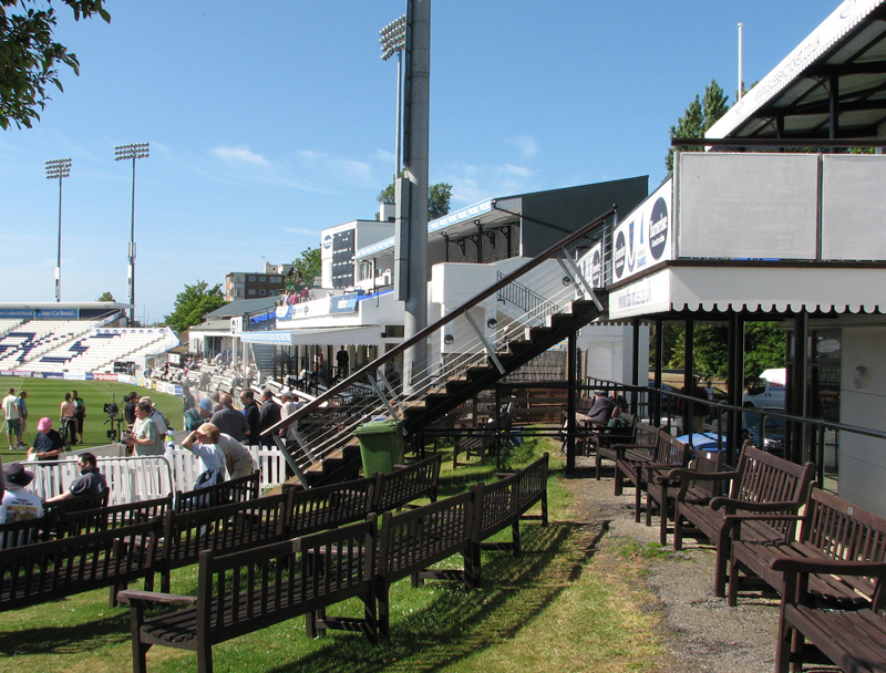 The pavilion at the County Cricket Ground, Hove