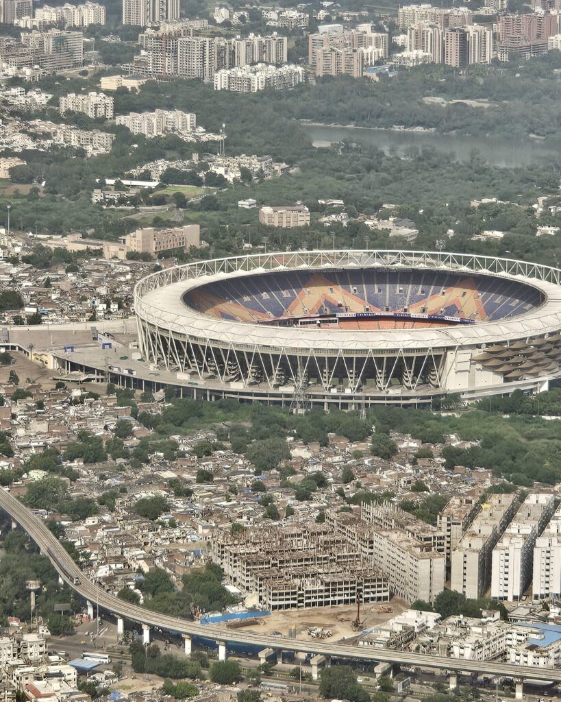 Narendra Modi Stadium in Ahmedabad, the world's largest stadium