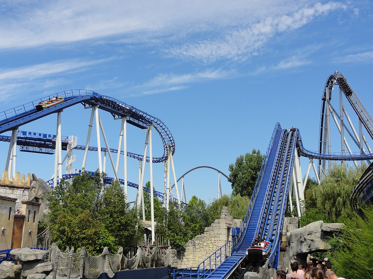 Splashdown flume of Poseidon at Europa-Park