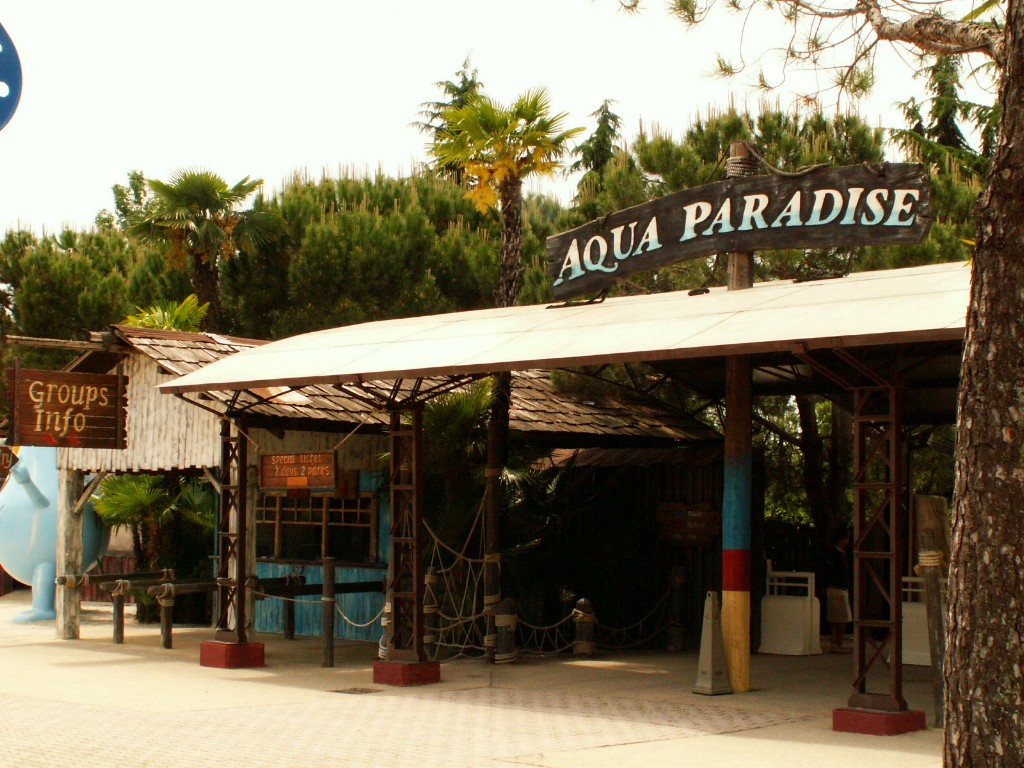Aqua Paradise entrance at CanevaWorld, the park's former name