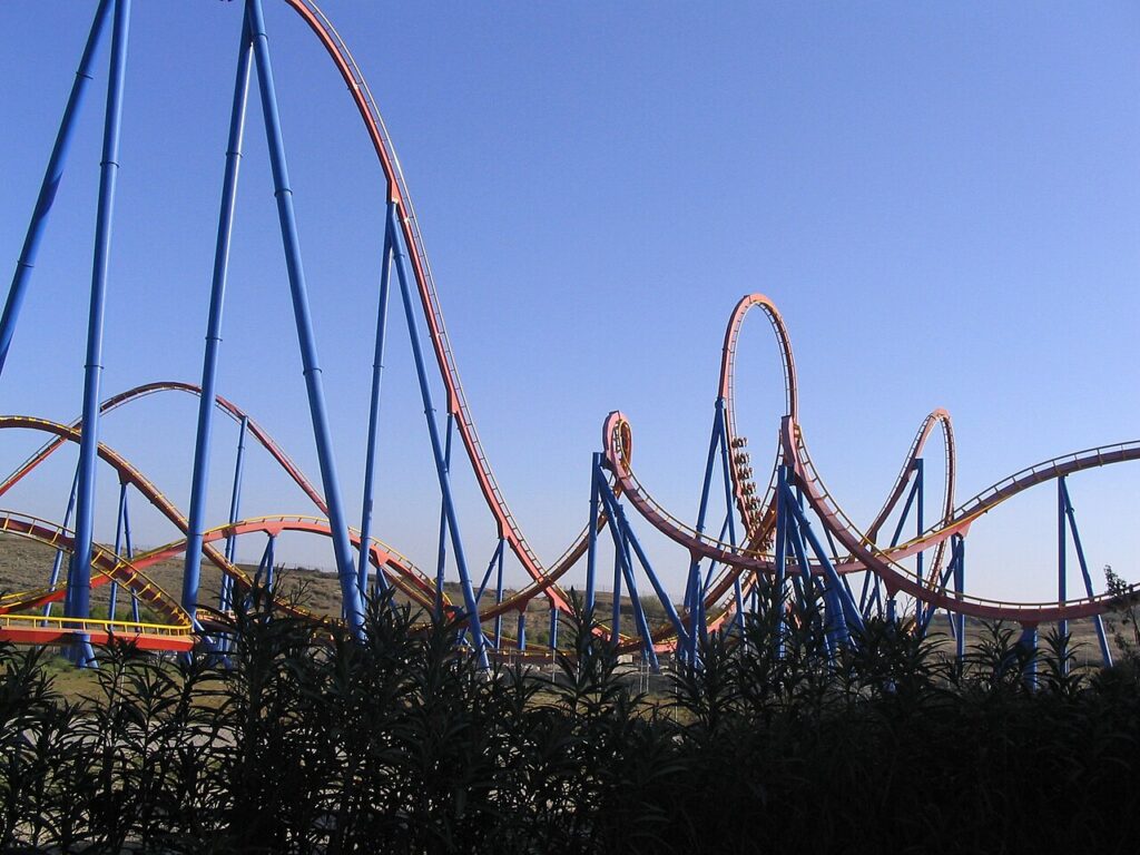 Superman / la Atracción de Acero at Parque Warner Madrid — superman la atraccion de acero