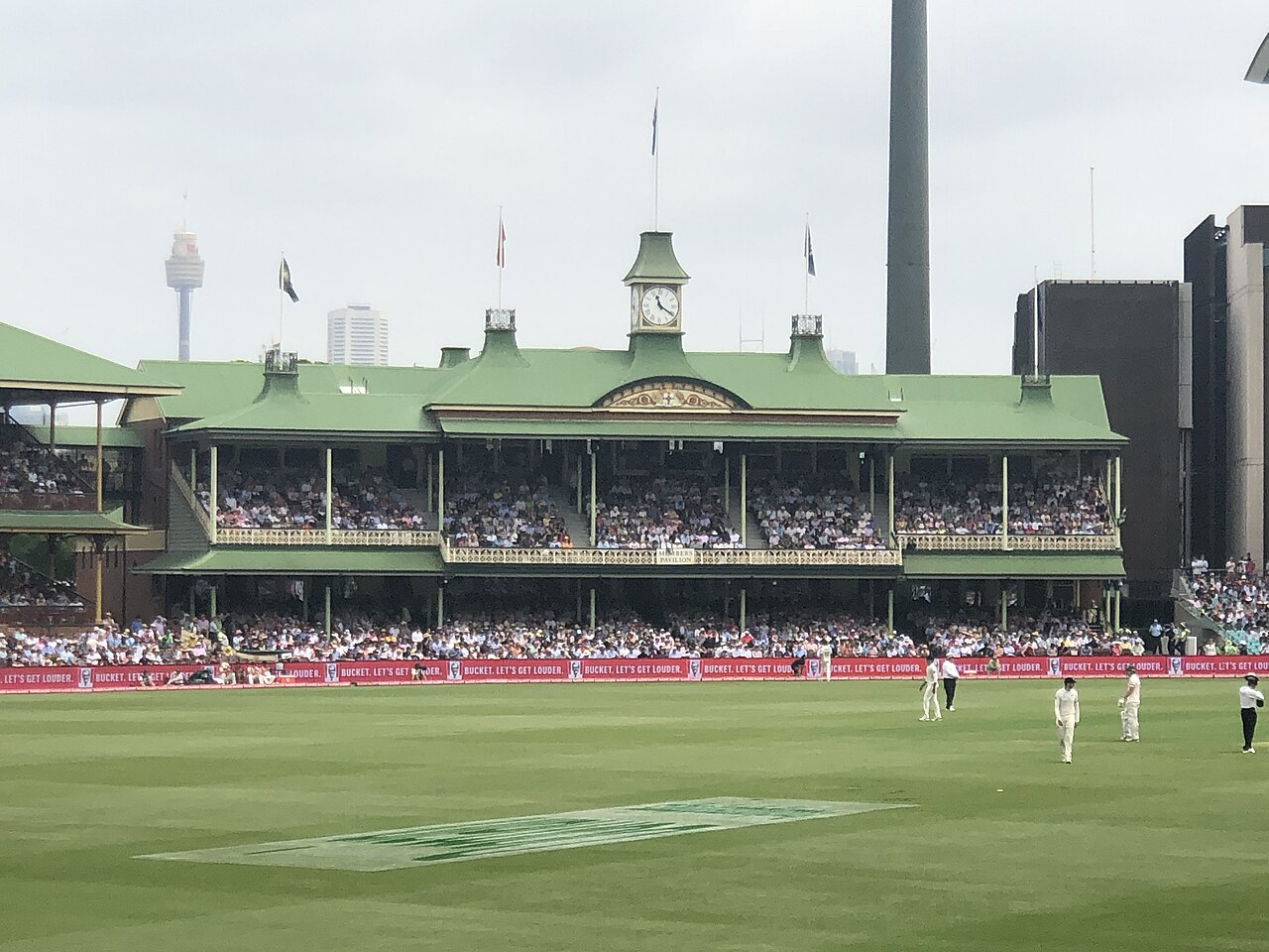 The heritage-listed Members' Pavilion at the Sydney Cricket Ground