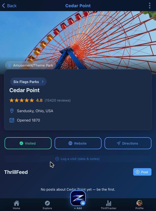 Destination pages