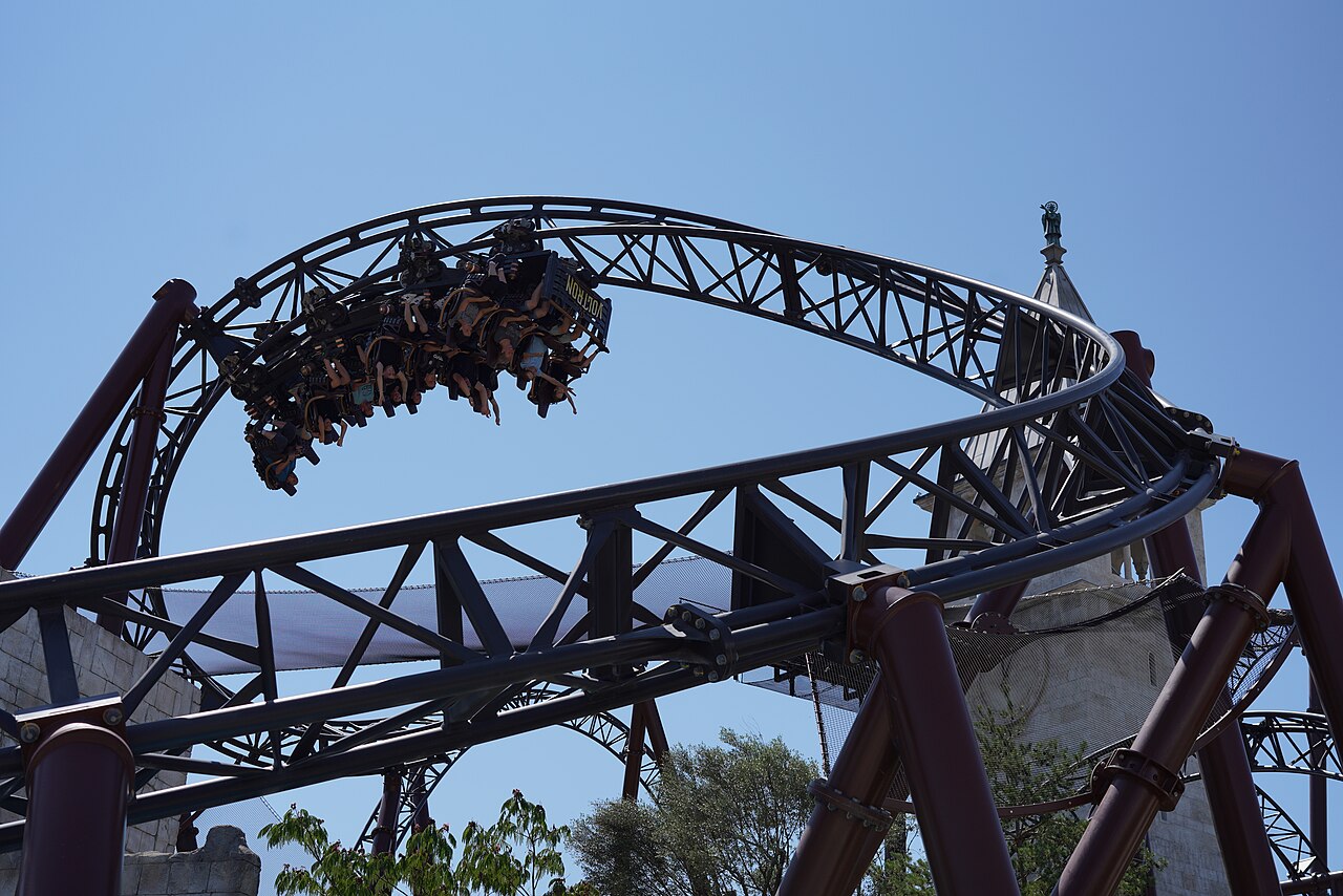 Voltron Nevera corkscrew near the Wardenclyffe-style tower