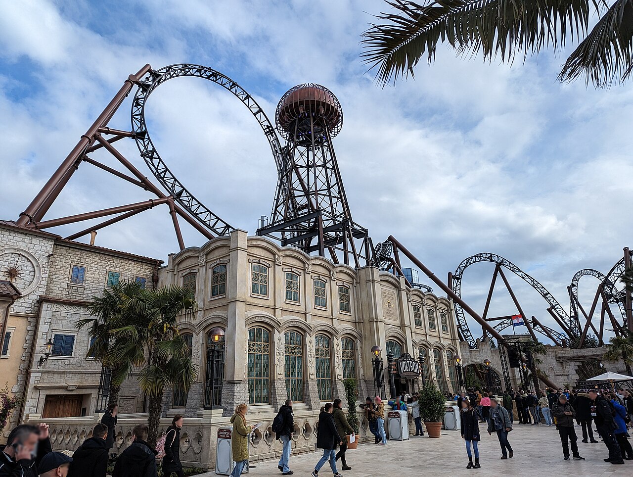 Entrance to Voltron Nevera in Europa-Park's Croatia area