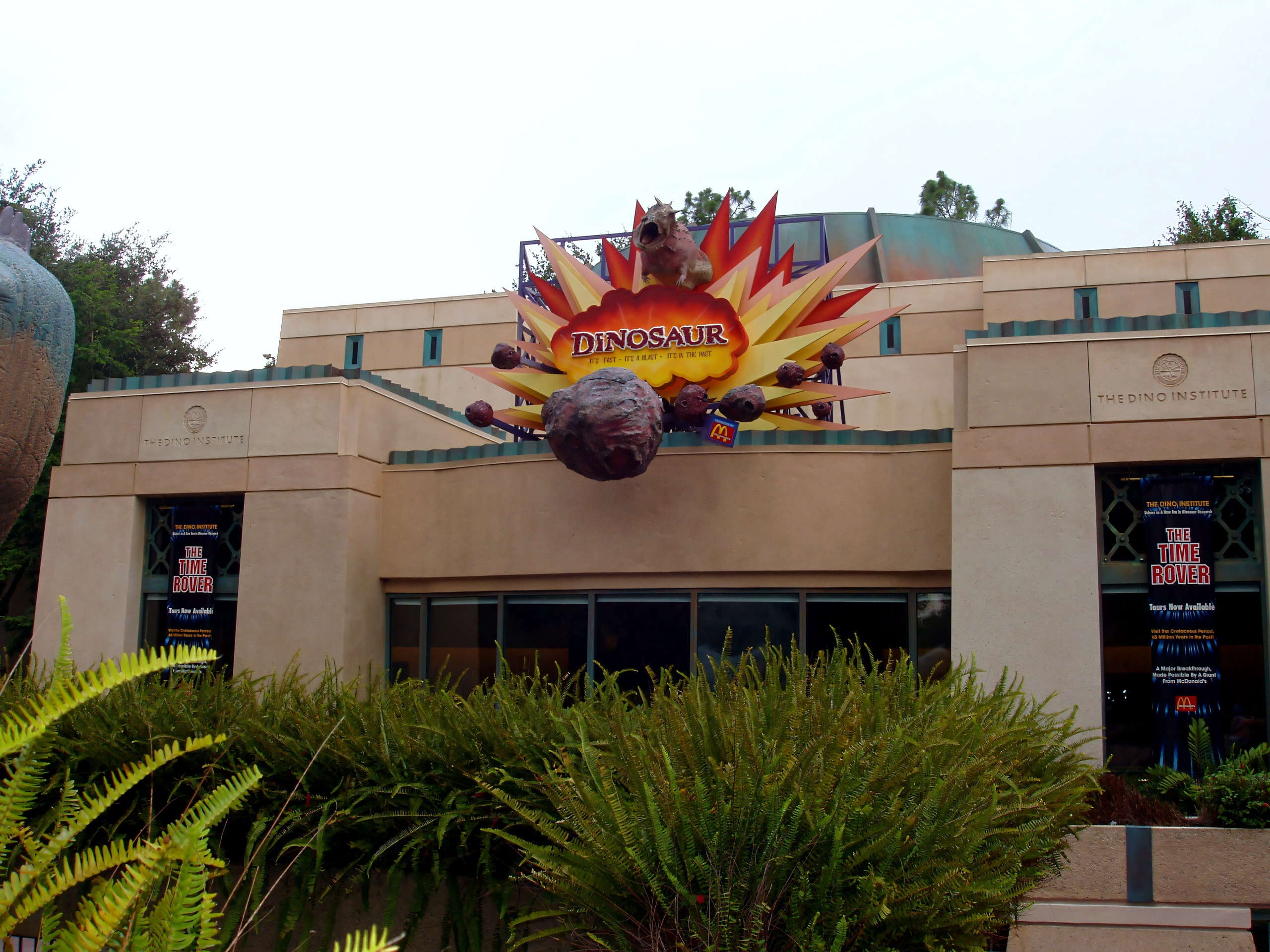 DINOSAUR attraction building facade, The Dino Institute, Disney's Animal Kingdom, June 2006