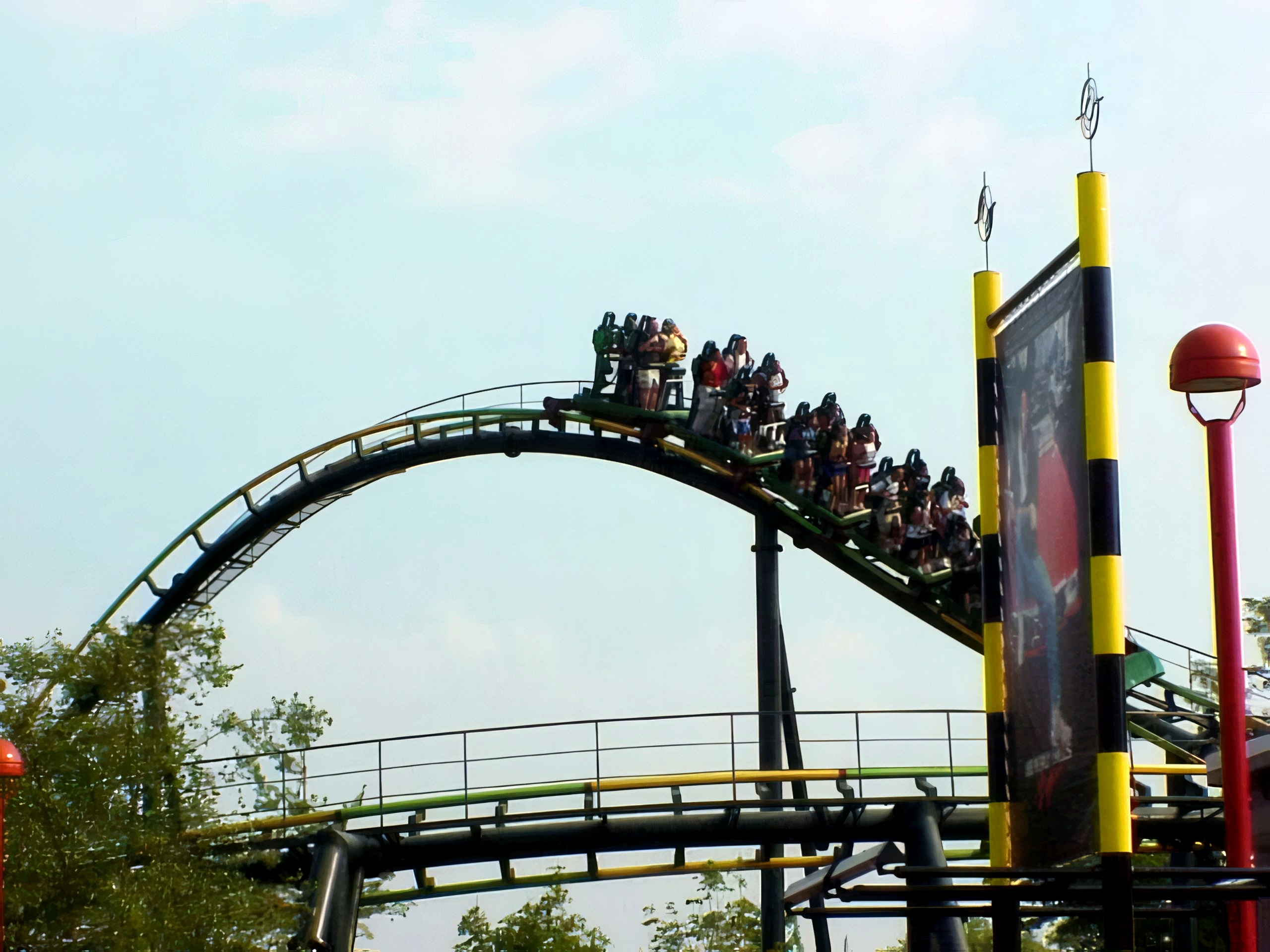 King Cobra's stand-up train climbing, August 15, 2000