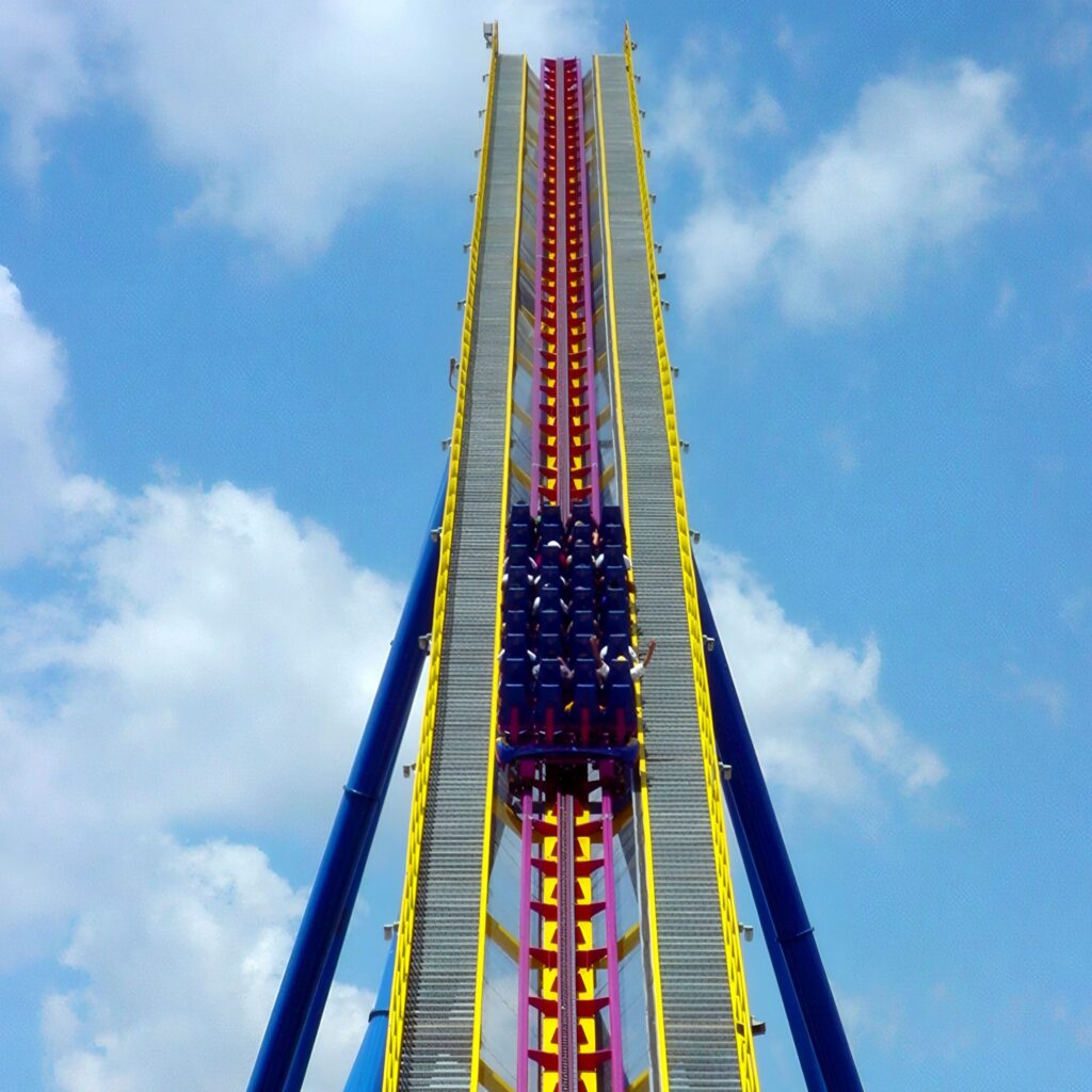Nitro roller coaster at Six Flags Great Adventure