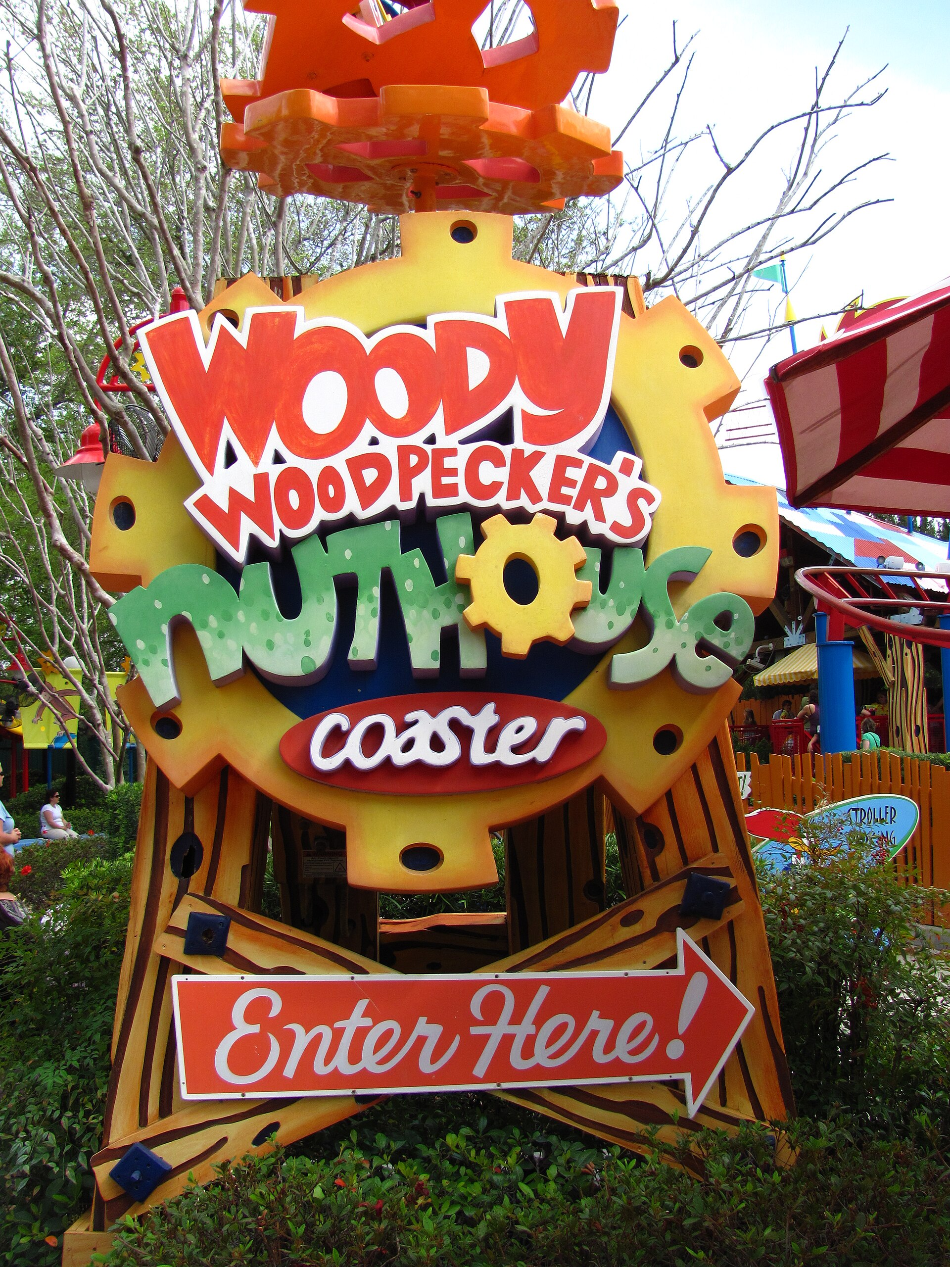 Woody Woodpecker's Nuthouse Coaster
