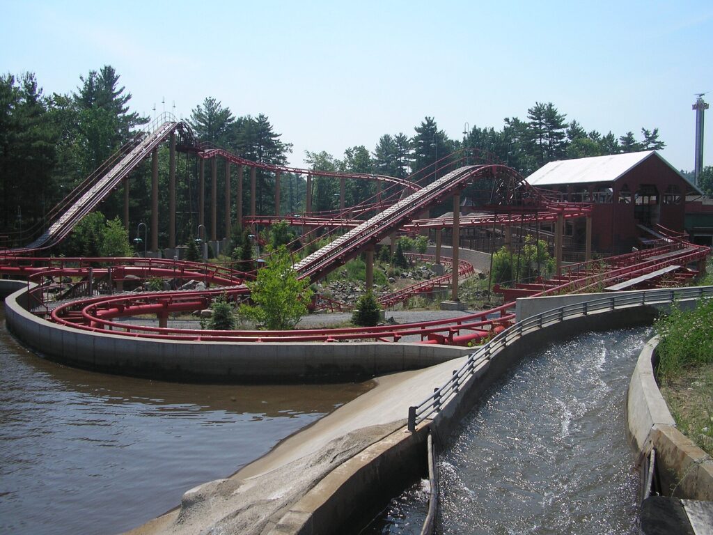 Canyon Blaster at Great Escape