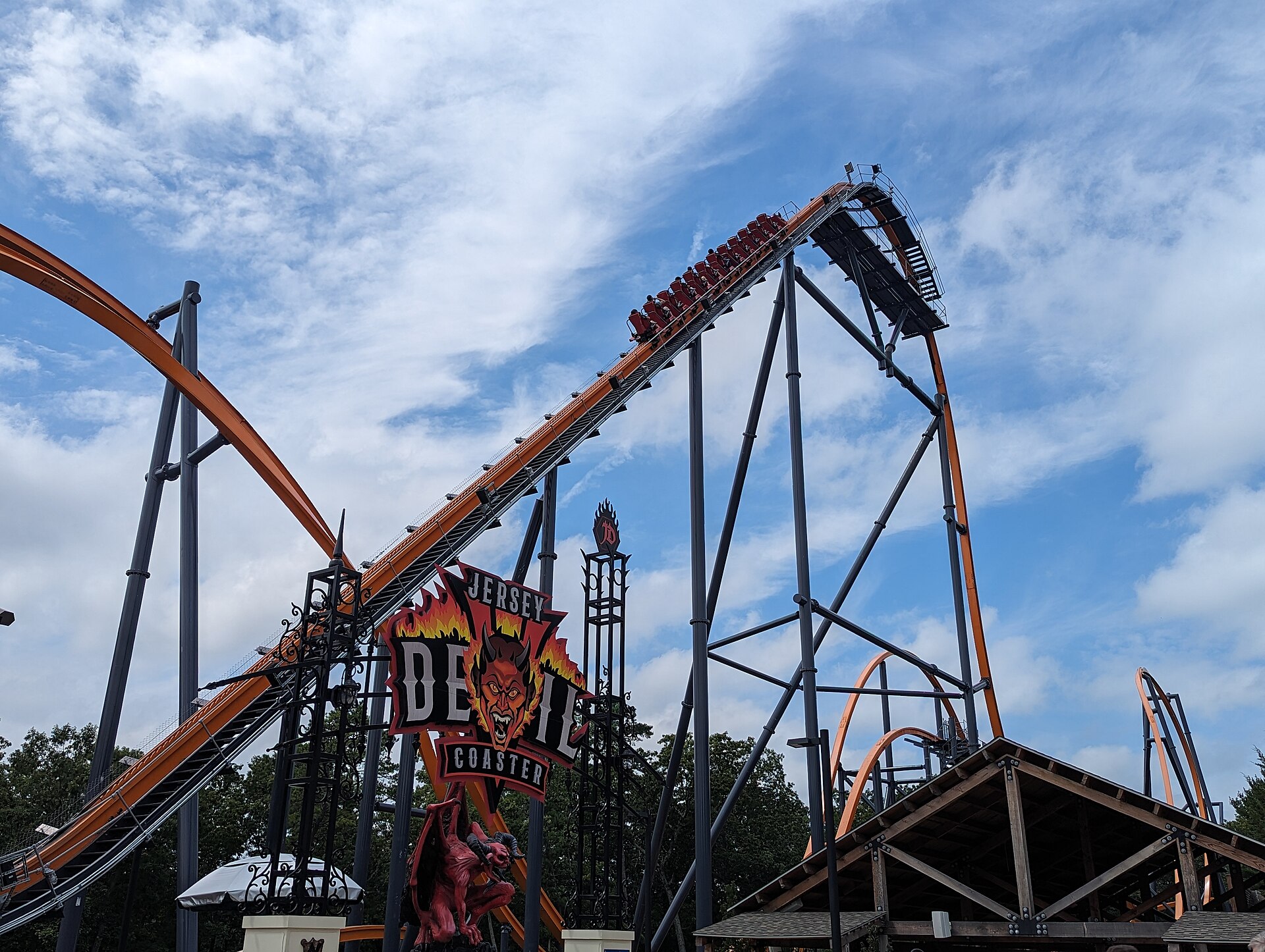 Jersey Devil Coaster at Six Flags Great Adventure