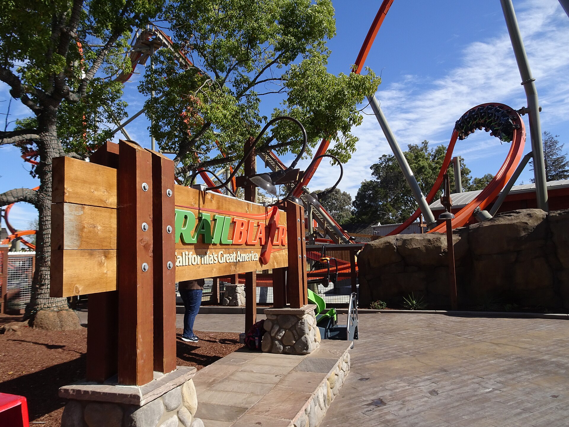 RailBlazer at California's Great America