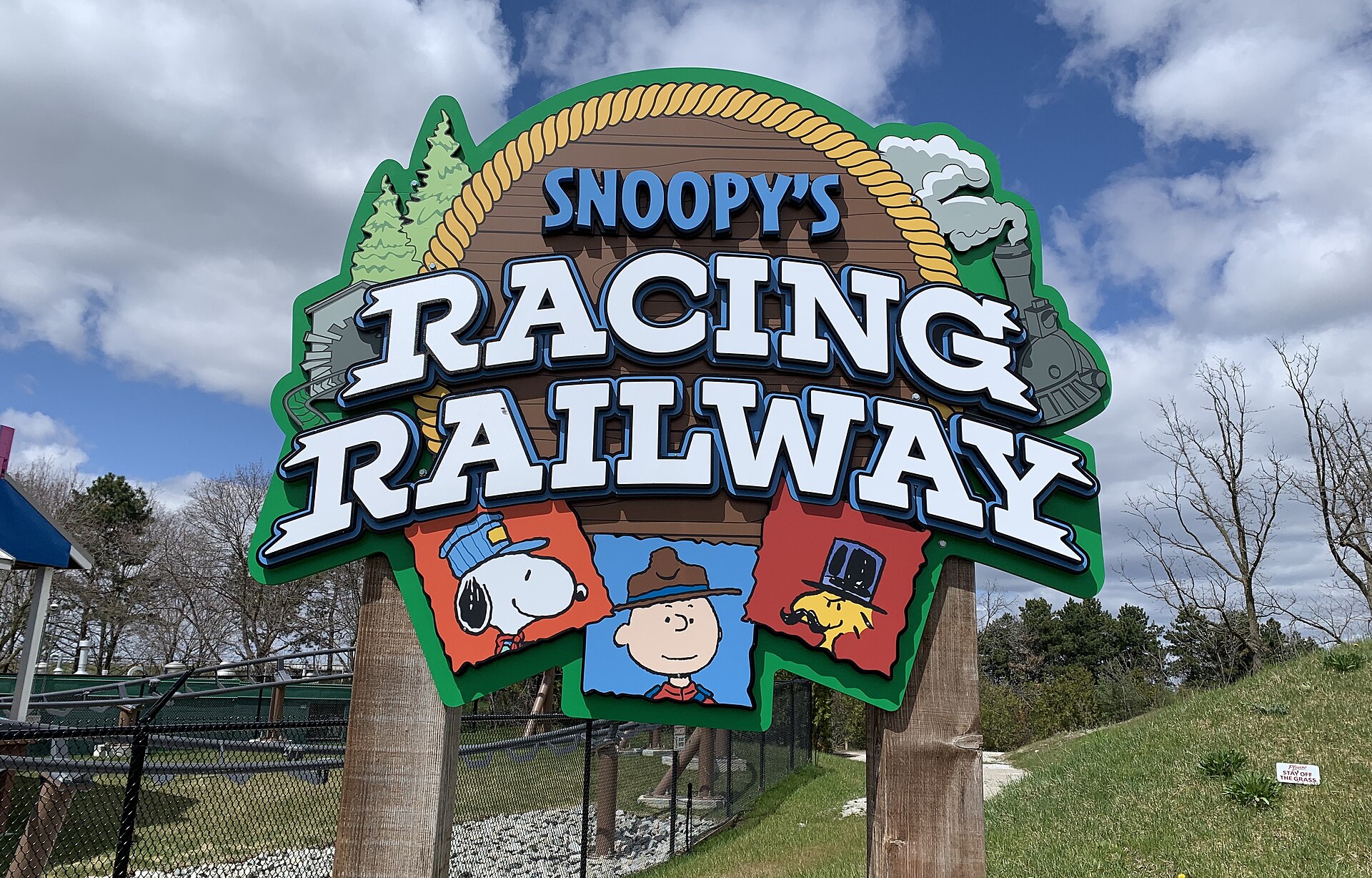 Snoopy's Racing Railway at Carowinds
