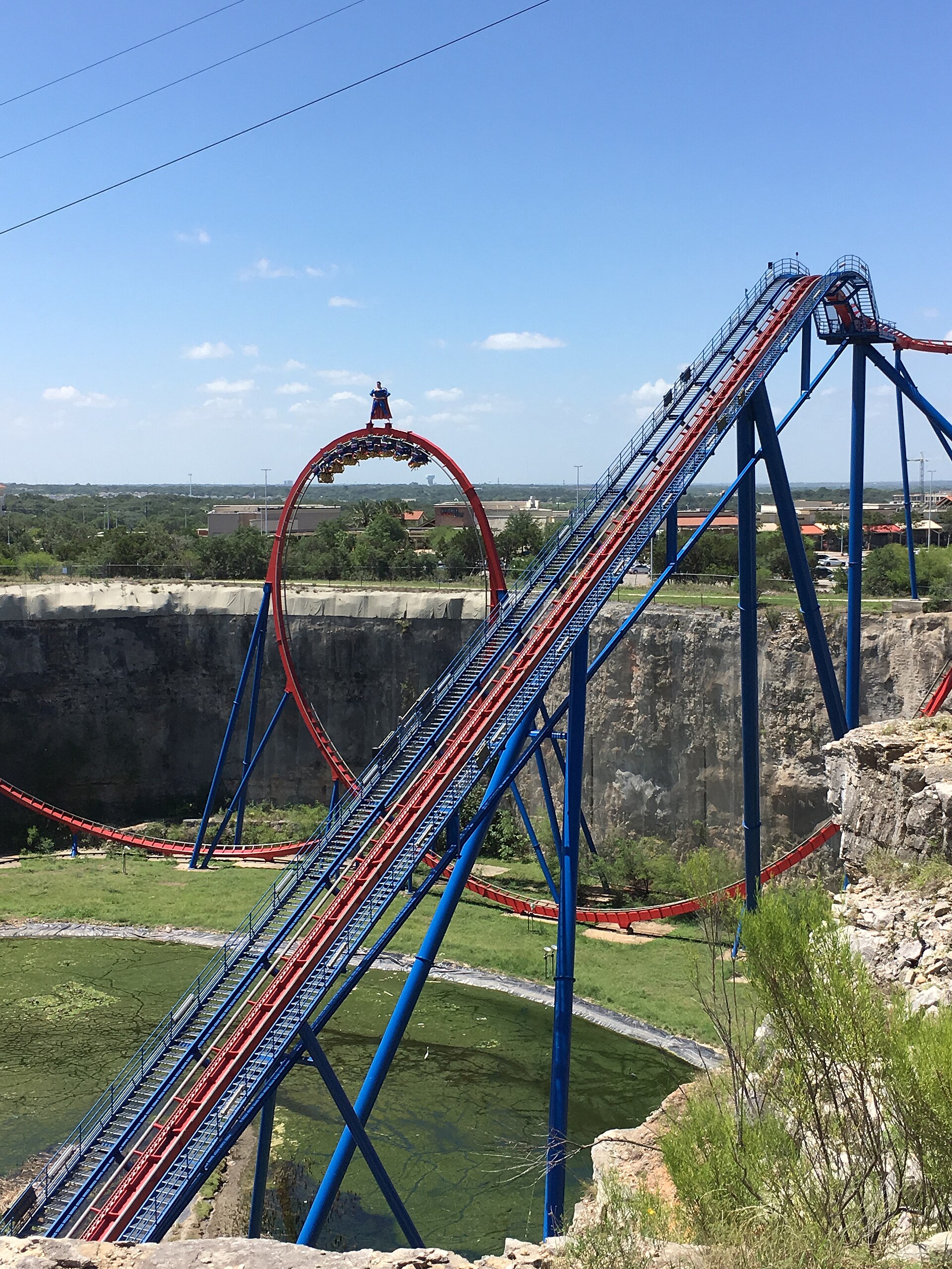 Superman: Krypton Coaster at Six Flags Fiesta Texas