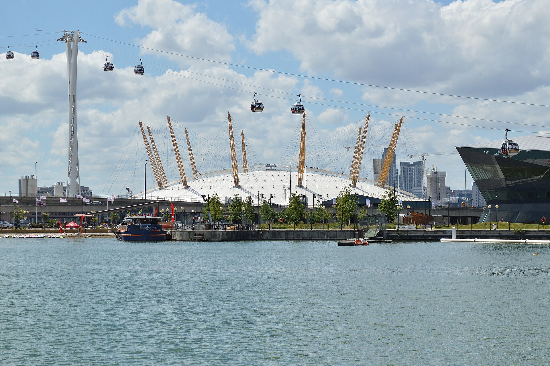 The O2 on the Greenwich Peninsula in London