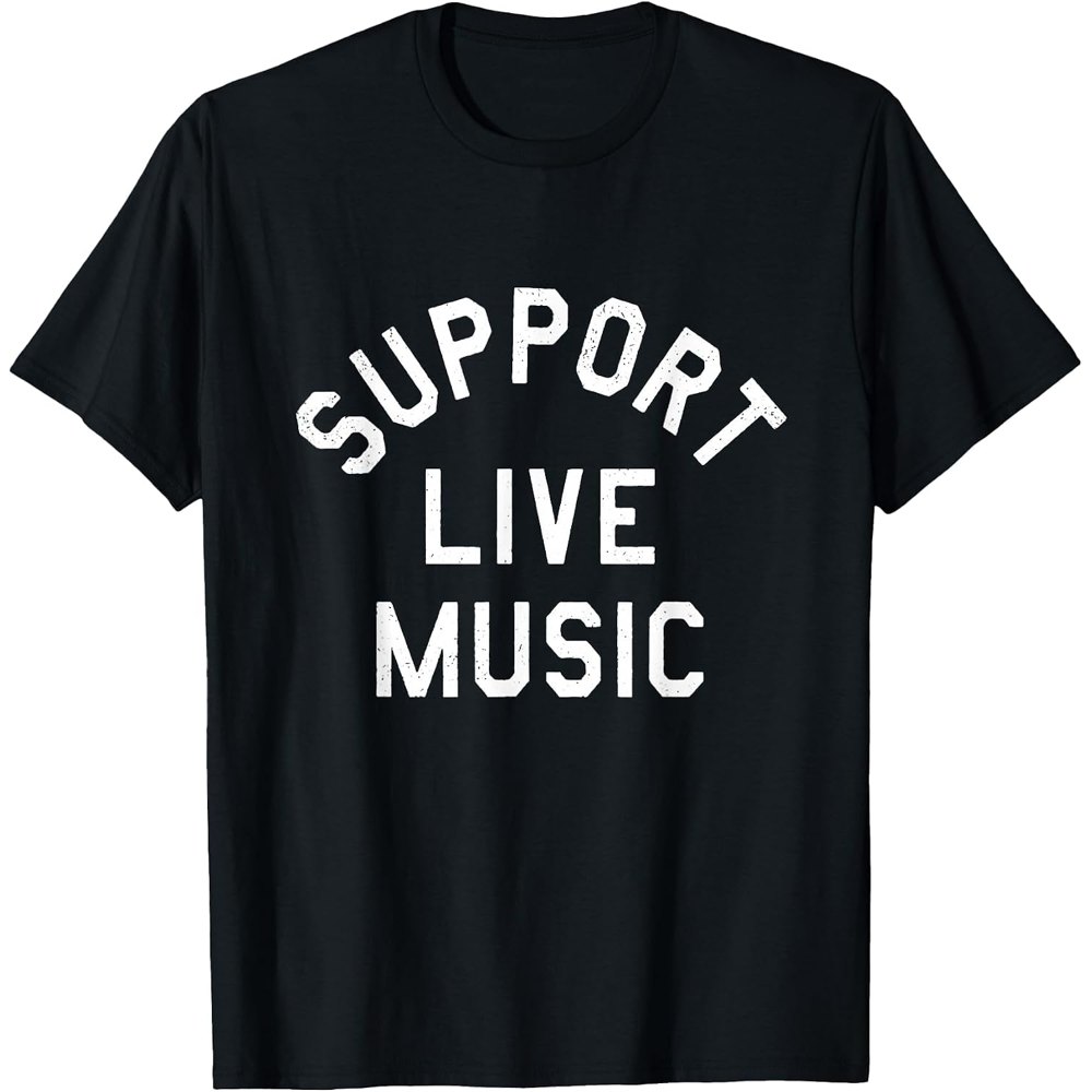 "Support Live Music" Tee